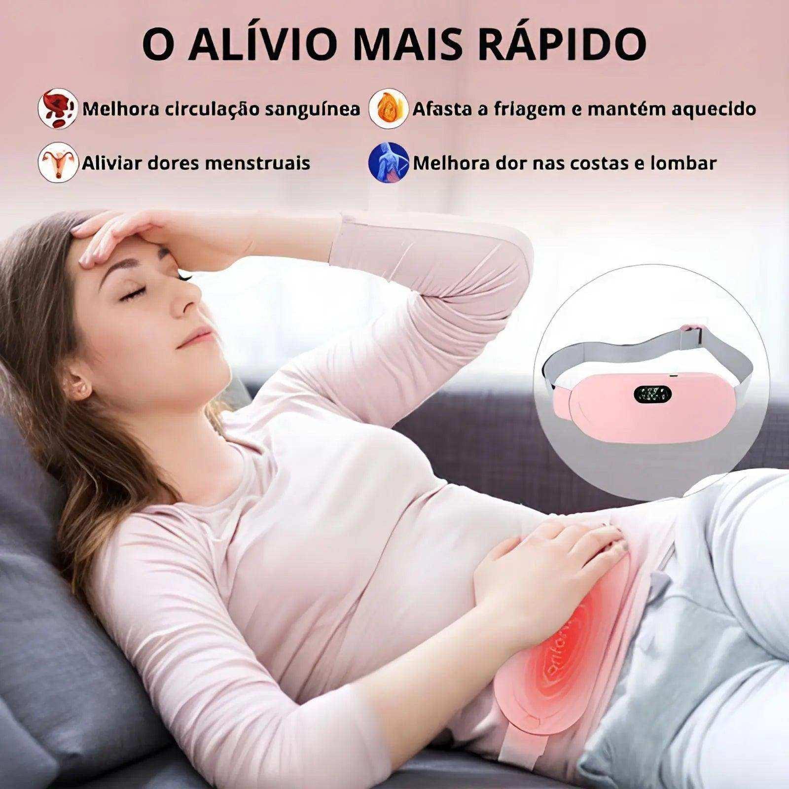 Massageador Térmico Para Alívio De Cólica RelaxPro