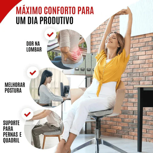 Almofada De Assento Ortopédico para Alívio de Pressão