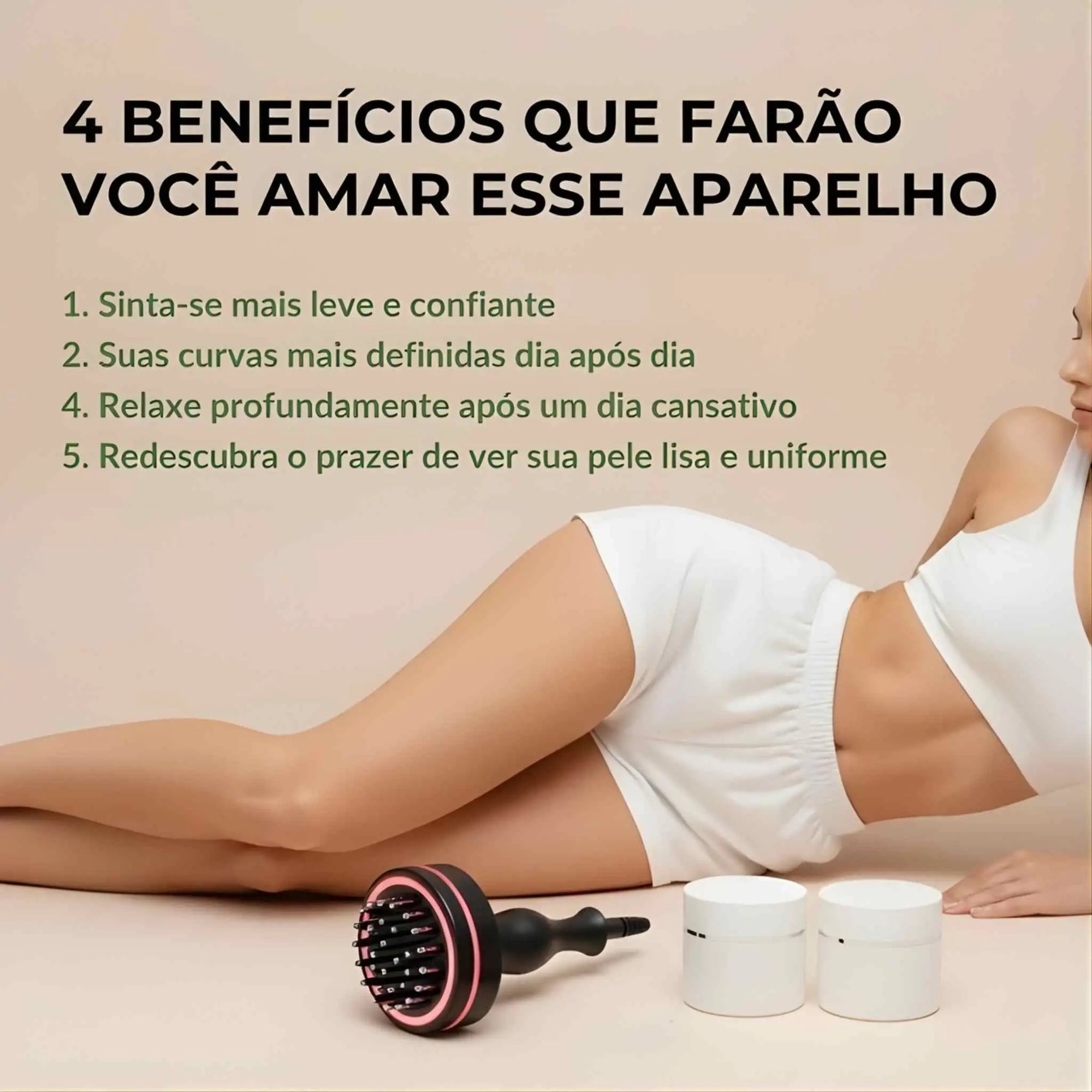 Aparelho de Drenagem Linfática e Anti-Celulite