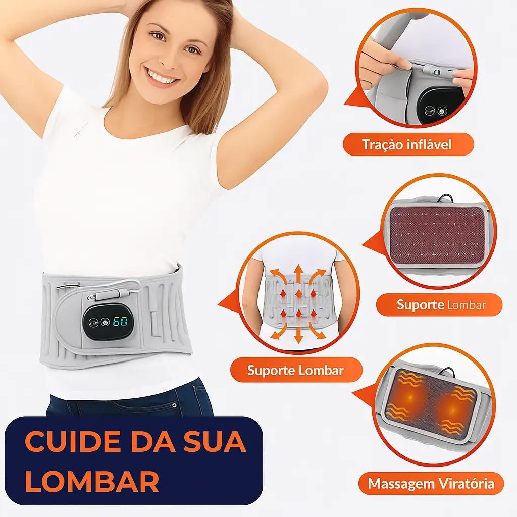 Cinta De Descompressão Lombar Inflável