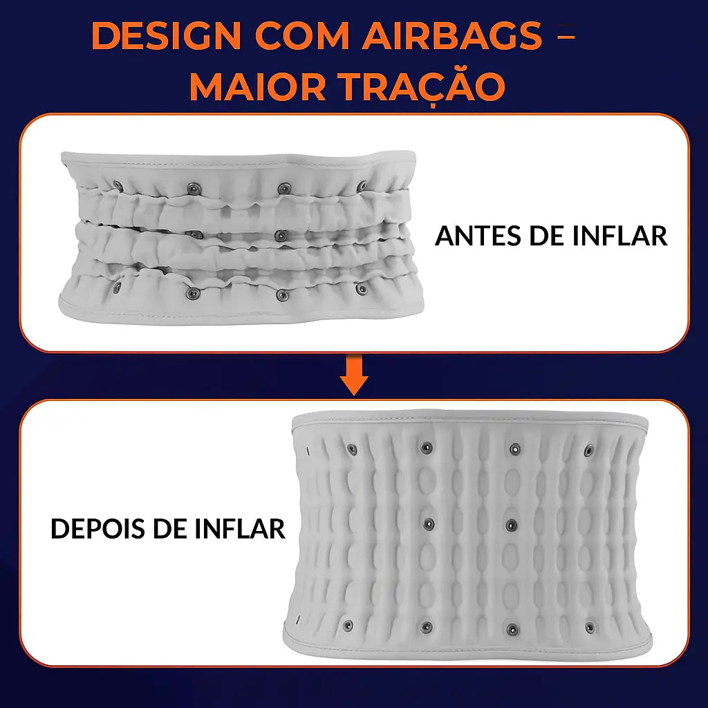 Cinta De Descompressão Lombar Inflável