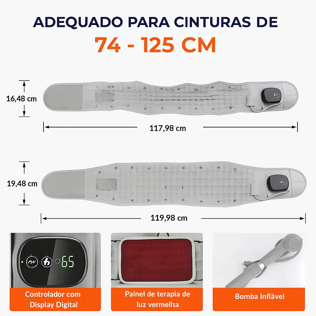 Cinta De Descompressão Lombar Inflável