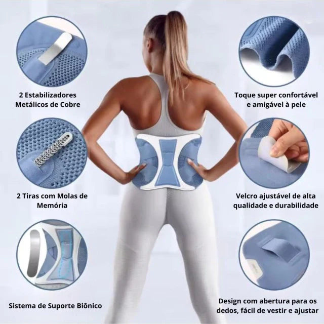 Cinta Para Dor Lombar Neenca