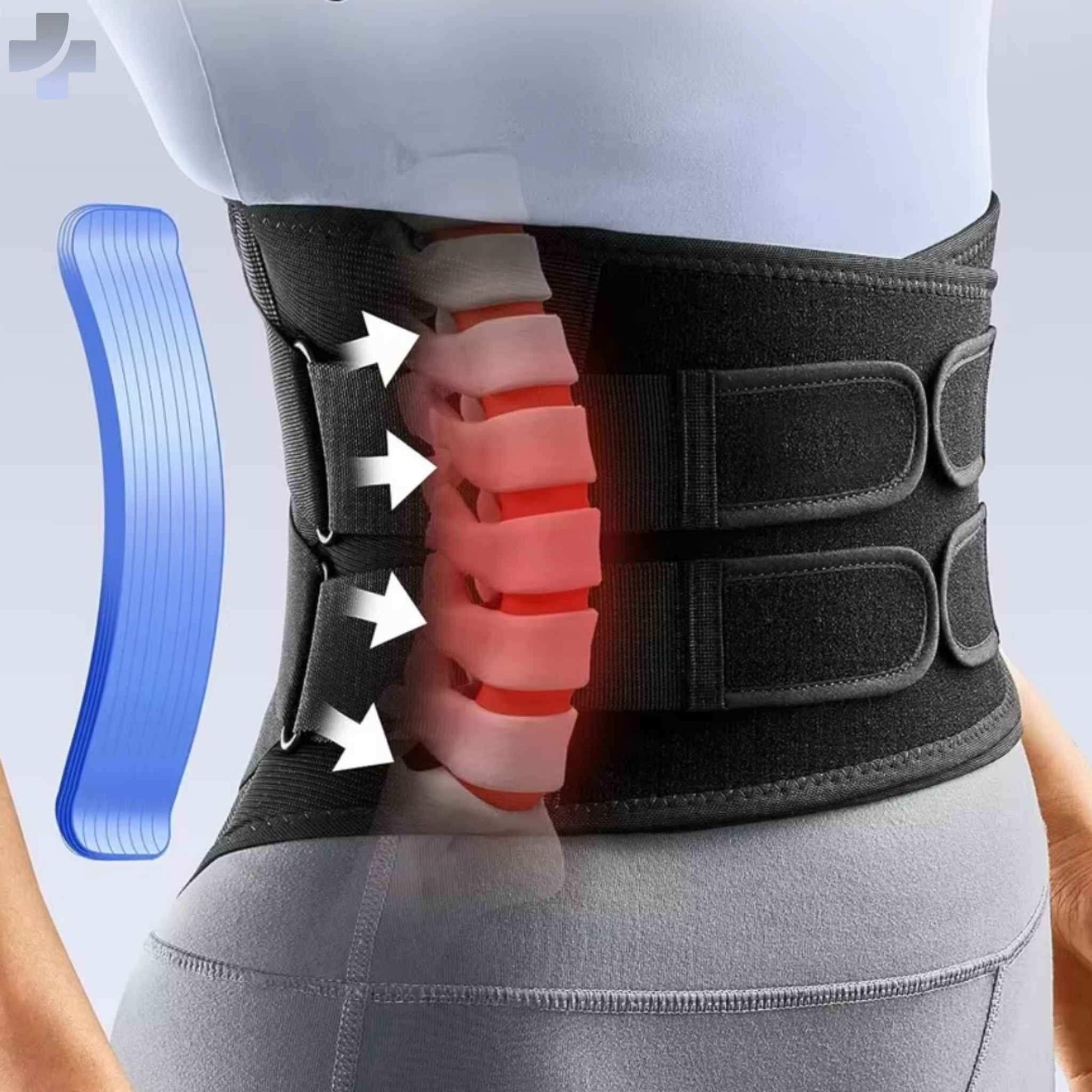 Lordoc - Cinto para Dor Lombar com Hastes