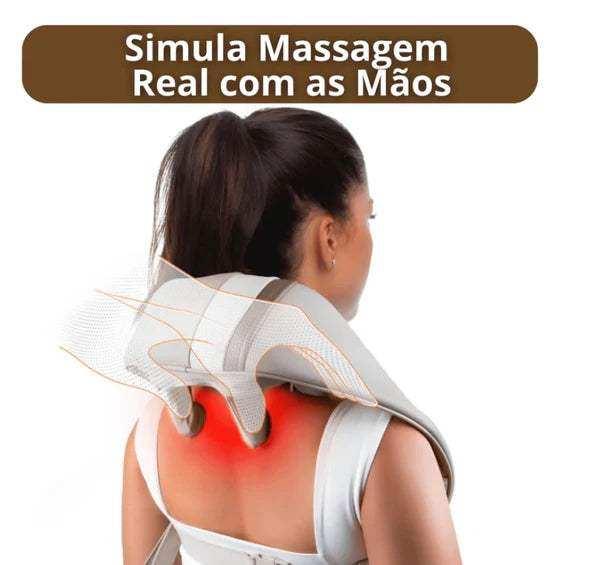 Massageador Elétrico para Pescoço e Ombros