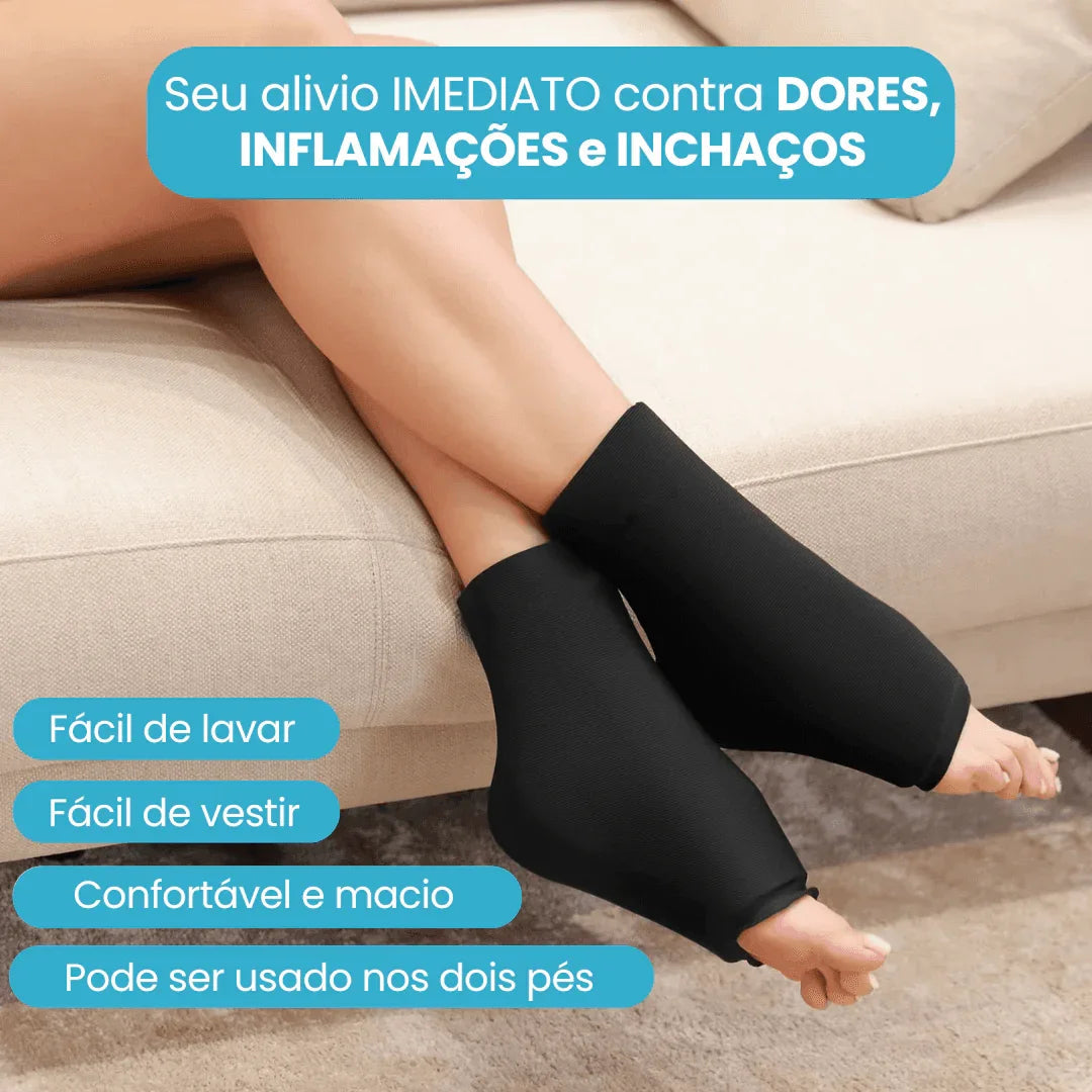 Tornozeleira em Gel Frio e Quente para Dores