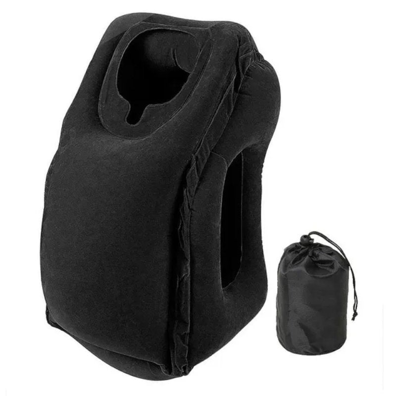 Travesseiro Inflável Ergonômico para Viagem